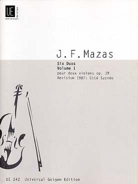 Illustration mazas 6 duos op. 39 vol. 1