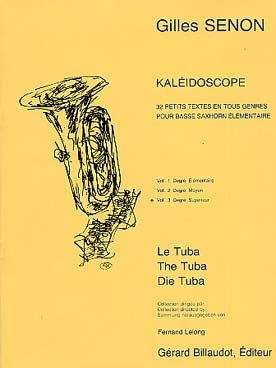 Illustration de Kaléidoscope, 32 textes en tous genres pour saxhorn basse - Vol. 3 : supérieur