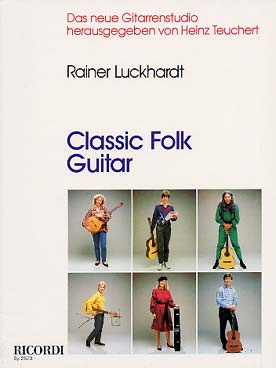 Illustration luckhardt classic folk guitar