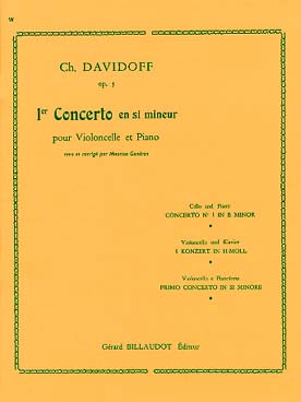 Illustration davidoff concerto n° 1 en si min