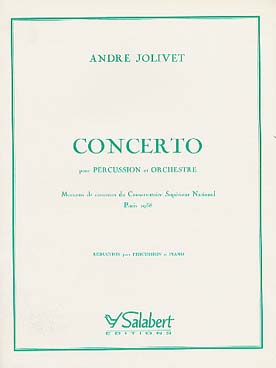 Illustration jolivet concerto percussion et orchestre