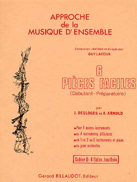 Illustration desloges/arnold 6 pieces faciles vol. d