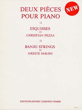 Illustration de 2 Pièces : PEZZA Esquisses - MAURO Banjo strings