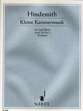 Illustration hindemith kleine kammermusik op. 24/2