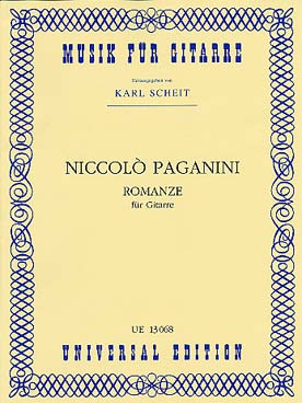 Illustration paganini romance (de la grande sonate)