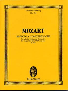 Illustration de Symphonie concertante K 364 en mi b M pour violon et alto