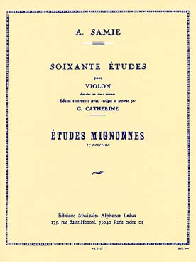 Illustration de 60 Études (rév. Catherine) - Vol. 1 : études mignonnes op. 31