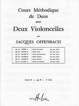 Illustration offenbach cours duos op. 50 livre 2