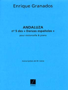 Illustration granados danse n° 5 andaluza (tr. cello)