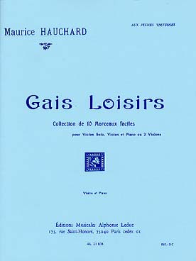 Illustration de Gais Loisirs, 10 morceaux faciles