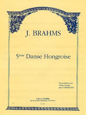 Illustration brahms danse hongroise n° 5