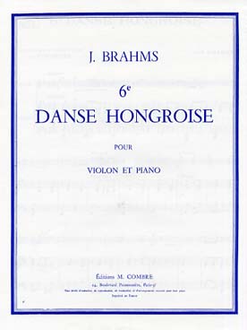Illustration brahms danse hongroise n° 6