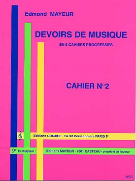 Illustration de Cahiers de devoirs de musique - N° 2