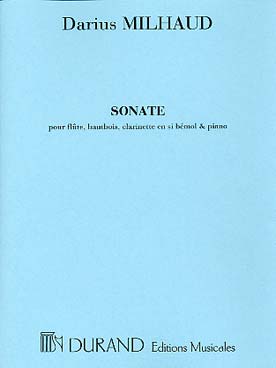 Illustration milhaud sonate op. 47