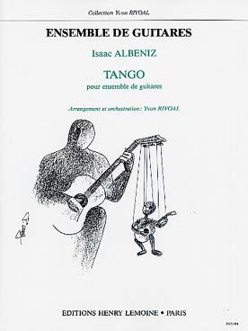 Illustration albeniz tango pour ensemble de guitares