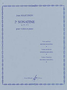 Illustration martinon 2e sonatine op. 19 n° 2
