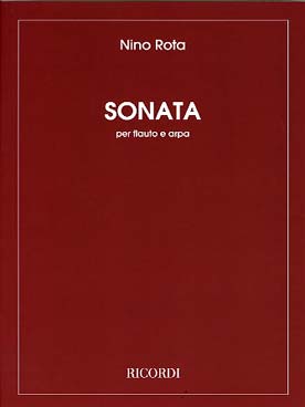 Illustration rota sonate pour flute et harpe