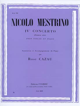 Illustration mestrino concerto n° 4 (1er solo)