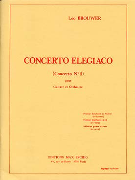 Illustration de Concerto N° 3 "Elegiaco" pour guitare et orchestre (format in-16) N° 3