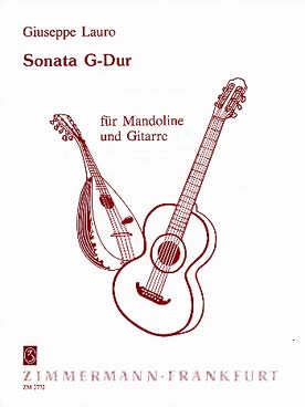 Illustration de Sonate en sol M pour mandoline et guitare