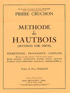 Illustration cruchon methode de hautbois