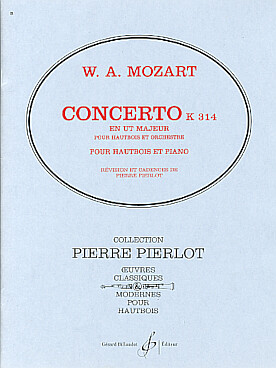 Illustration mozart concerto k 314 en do maj