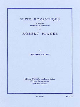 Illustration de Suite romantique, 6 pièces - N° 3 : Chanson triste