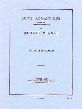 Illustration de Suite romantique, 6 pièces - N° 4 : Valse sentimentale