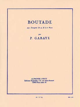 Illustration de Boutade