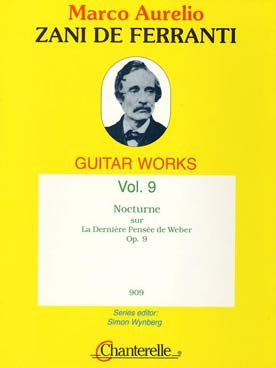 Illustration de Œuvres complètes pour guitare - Vol. 9 : Nocturne sur un thème de Weber op. 9