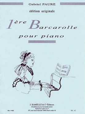 Illustration faure barcarolle n°  1 op. 26