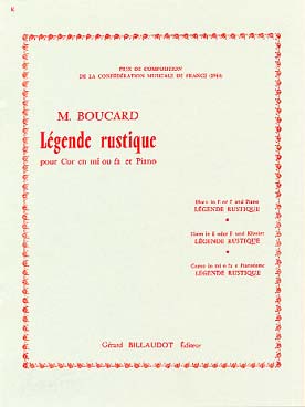 Illustration boucard legende rustique