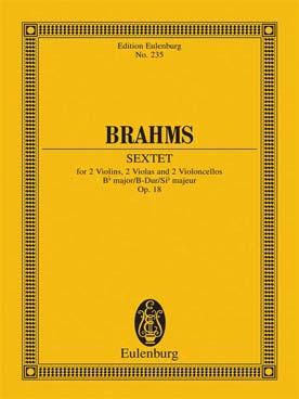 Illustration brahms sextuor a cordes op. 18 si b maj