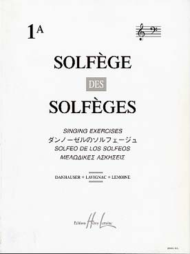 Illustration de SOLFEGE des solfèges - Vol. 1 A 2 clés a/a