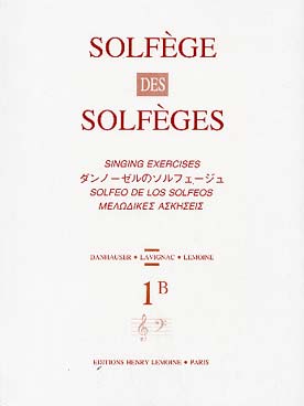 Illustration de SOLFEGE des solfèges - Vol. 1 B 2 clés a/a