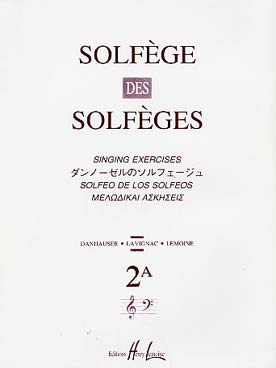 Illustration de SOLFEGE des solfèges - Vol. 2 A 2 clés a/a