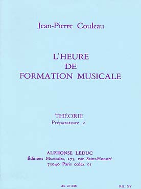 Illustration de L'Heure de formation musicale - Théorie - Niveau P 2