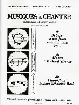Illustration holstein musique a chanter cycle 3 vol 9