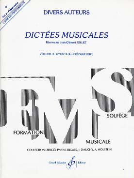 Illustration jollet dictees musicales vol. 2 prof