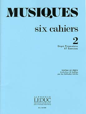 Illustration de Musiques, chants et rythmes en 6 cahiers - Vol. 2 : Préparatoire (67 exercices)