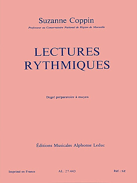 Illustration de Lectures rythmiques Degré Préparatoire à Moyen