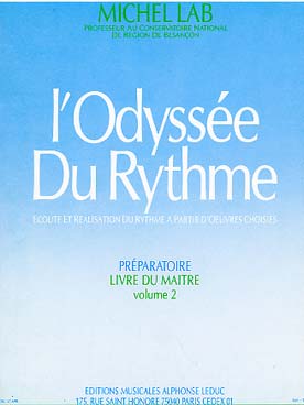 Illustration de L'Odyssée du rythme Vol. 2 : Préparatoire - Livre du maître (copie d'archives)