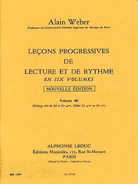 Illustration de Leçons progressives de lecture et rythme - Vol. 3 s/a