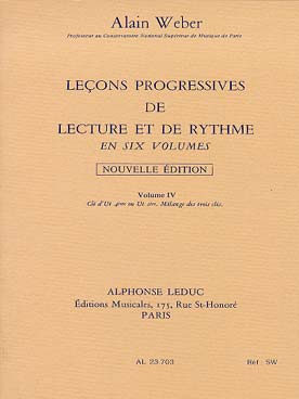 Illustration de Leçons progressives de lecture et rythme - Vol. 4 s/a