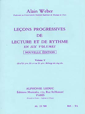 Illustration de Leçons progressives de lecture et rythme - Vol. 6 s/a