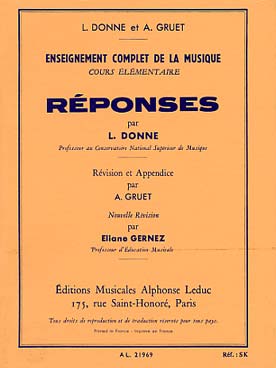 Illustration de Réponses, cours Élémentaire