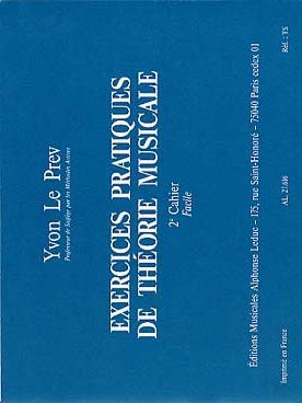 Illustration de Exercices pratiques de théorie musicale - Vol. 2 (facile)