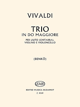 Illustration vivaldi trio en do maj guit/violon/cello
