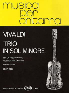 Illustration vivaldi trio sol min guit/violon/cello