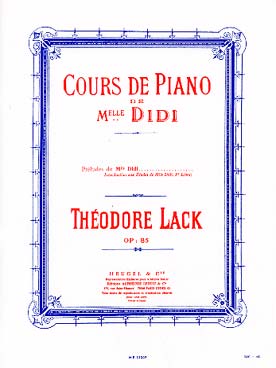 Illustration de Cours de piano de Mlle Didi : - Préludes